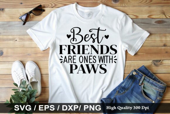 BEST FRIENDS ARE ONES with PAWS SVG