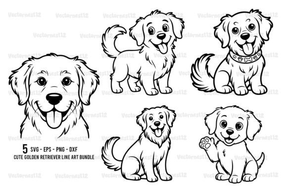 Cute Golden Retriever Dog SVG Bundle: A Designer’s Honest Take for Embroidery Projects