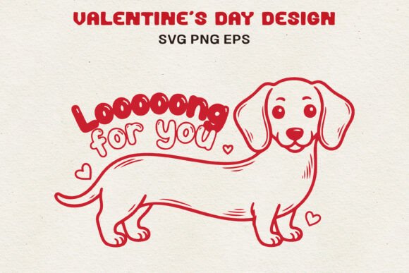 Dachshund Looooong for You SVG