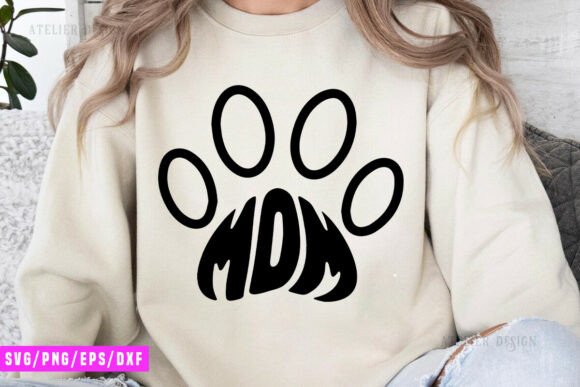 Dog Mom PNG, Dalmatian Dots, Paw Dog SVG