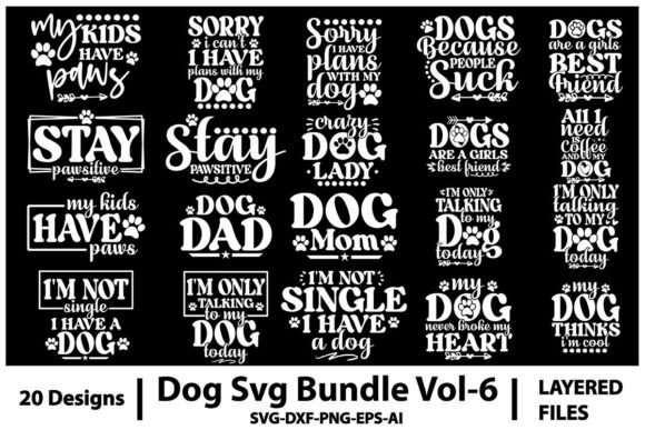 Dog Svg Bundle Vol-6: Real Talk for Embroidery Designers