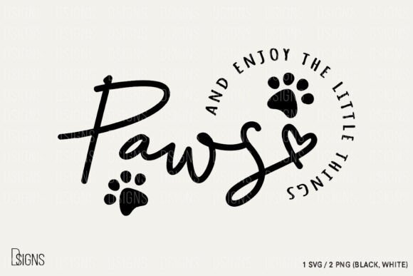 Dog Svg Cat, Dog Lover Paws Enjoy Png