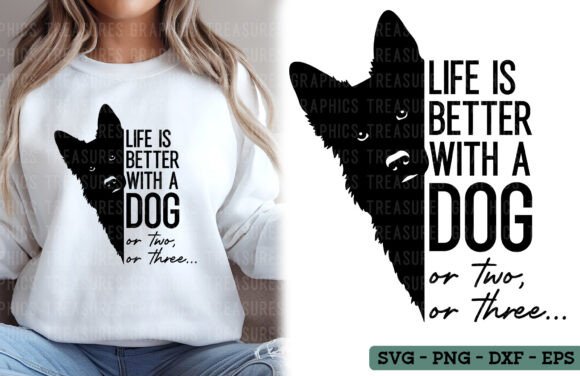 Life is Better with a Dog SVG Dog Mom Review